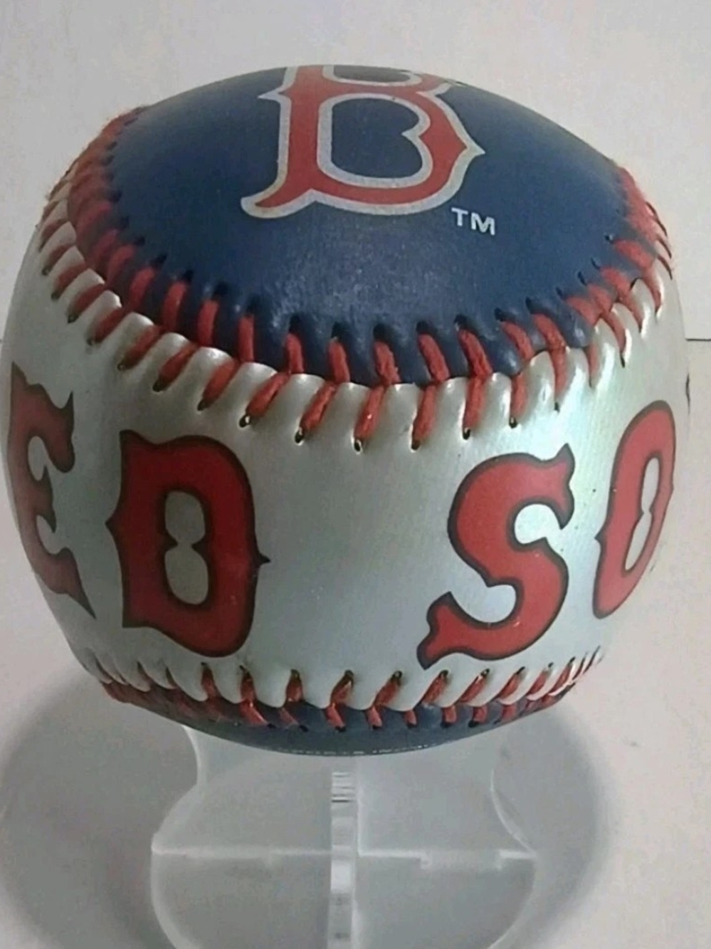 Boston Red Sox Baseball - White, Blue & Red Team Logo
